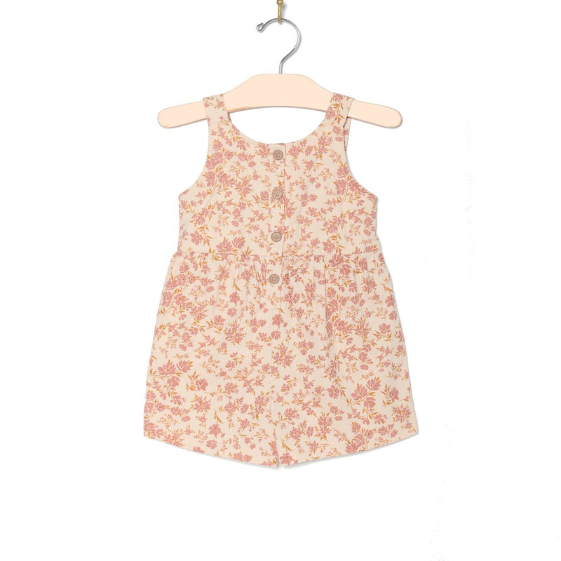 Blush Floral Tank Romper
