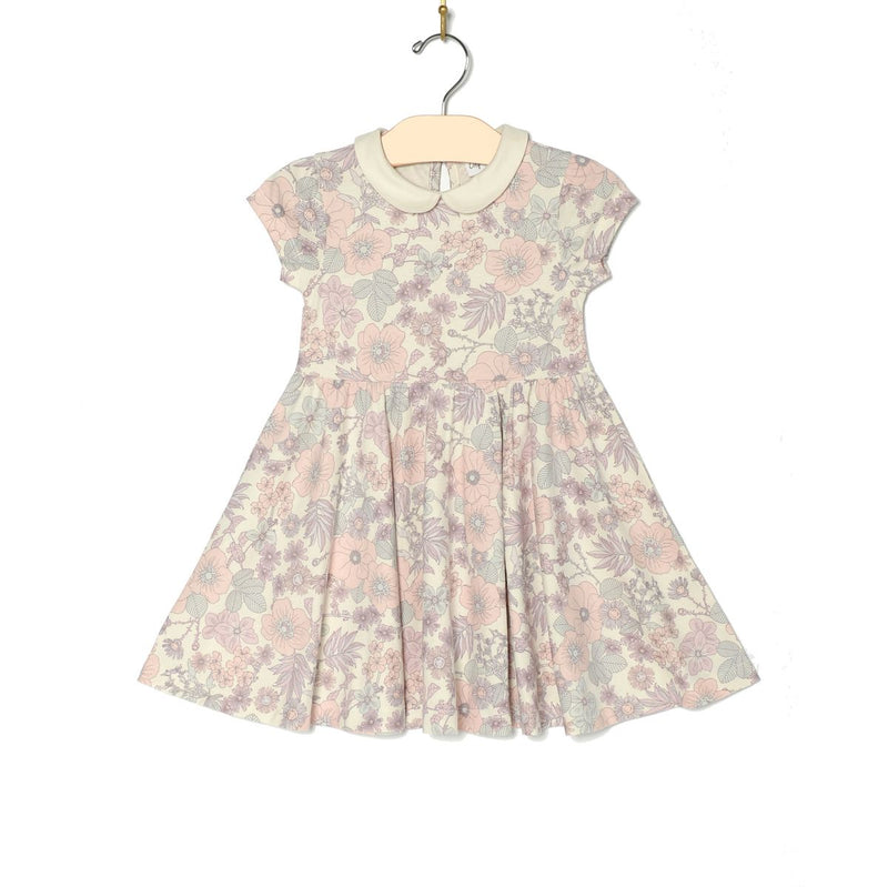 Vintage Floral Collared Dress