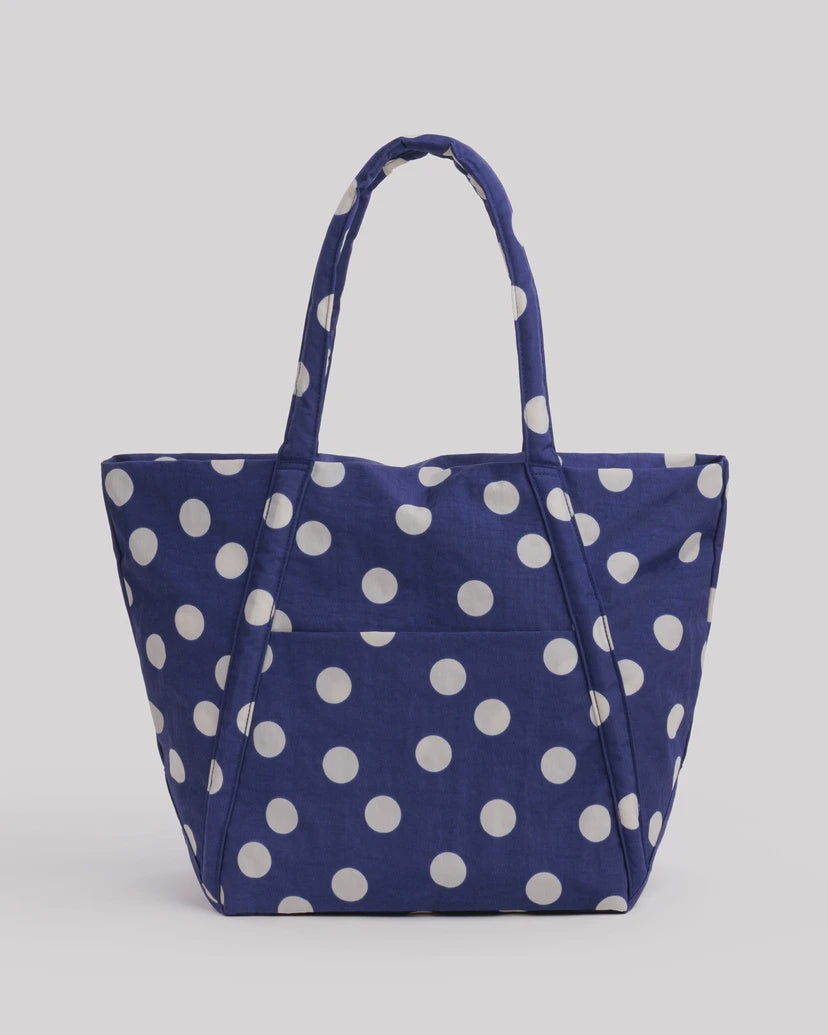 Navy Dot Cloud Bag