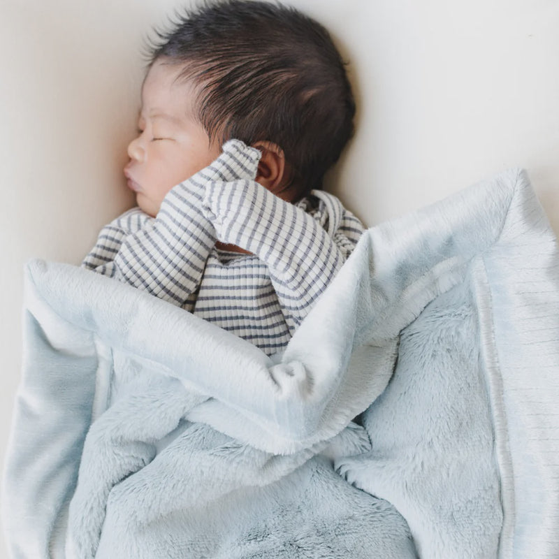 Lush Receiving Blanket in Chambray