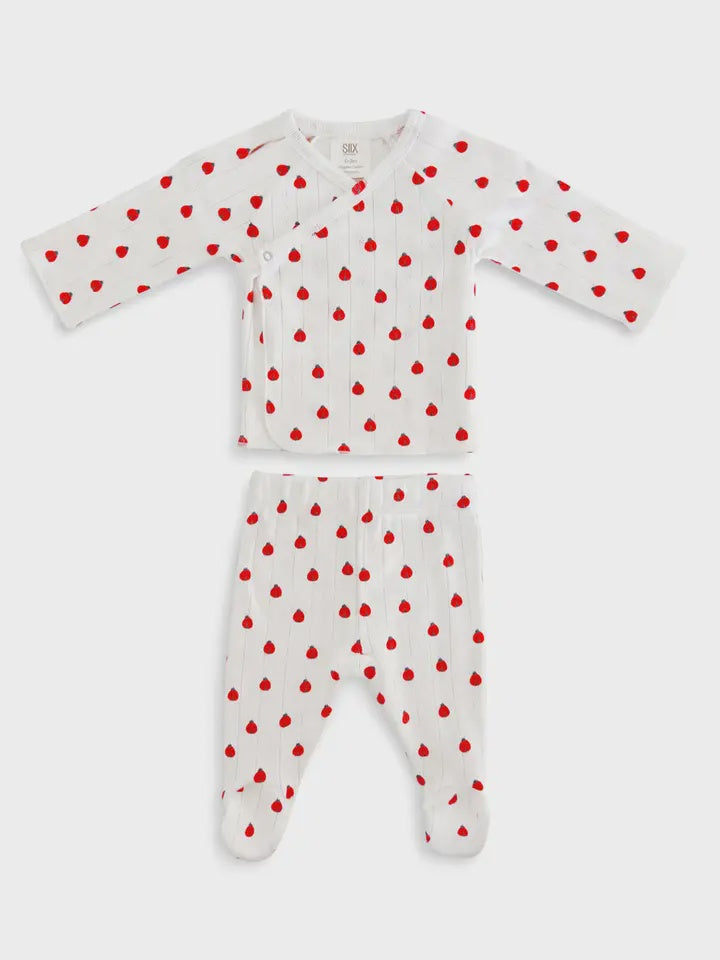 Ladybug Layette Set