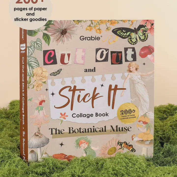 Botanical Muse Collage Activity Book