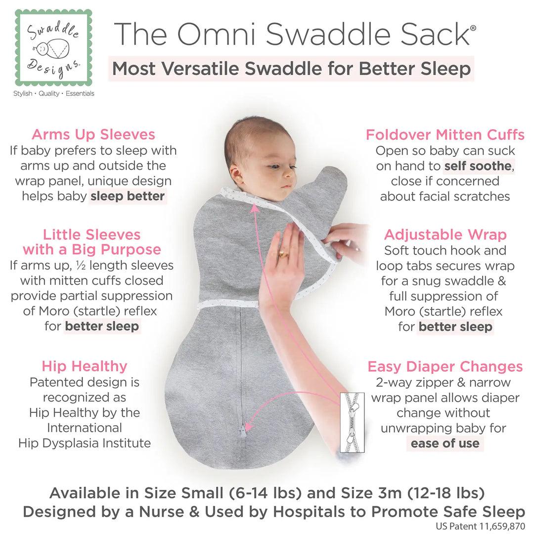 Watercolor Floral Omni Swaddle Sack