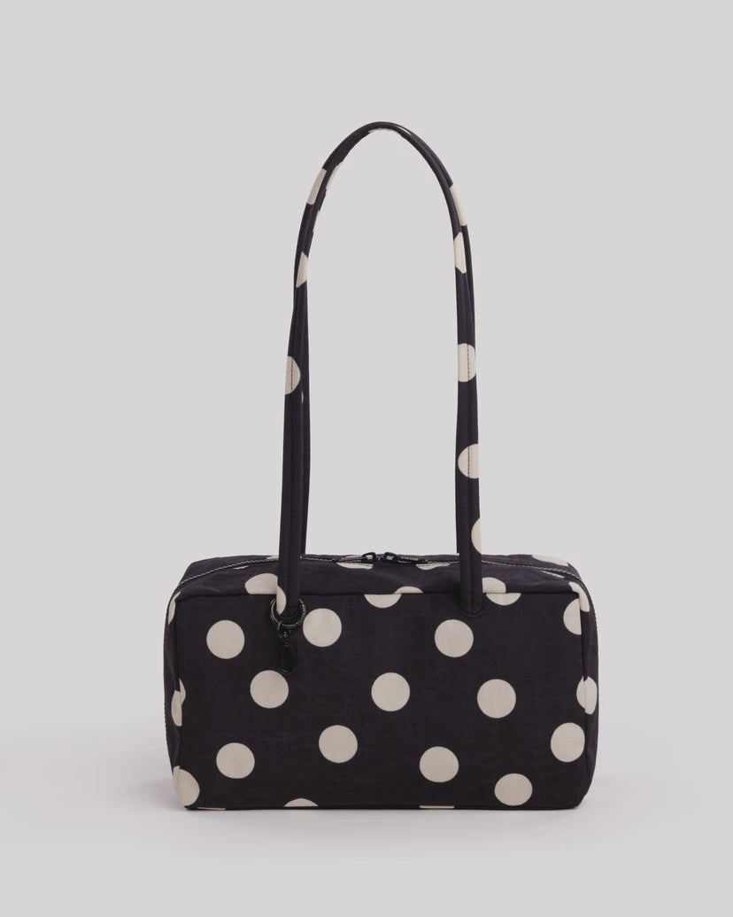 Black Dot Bowler Bag