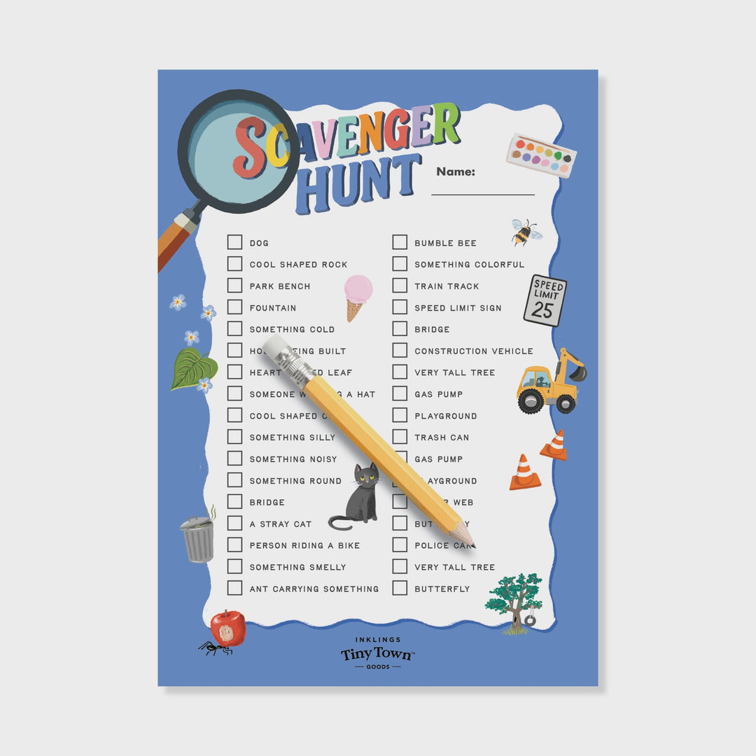 Scavenger Hunt Play Notepad