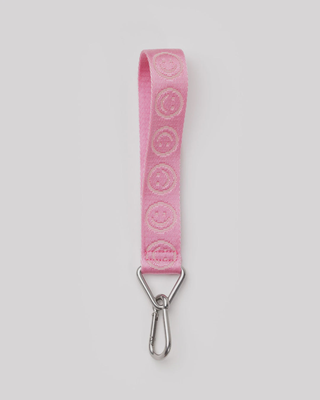Pink Happy Logo Keychain