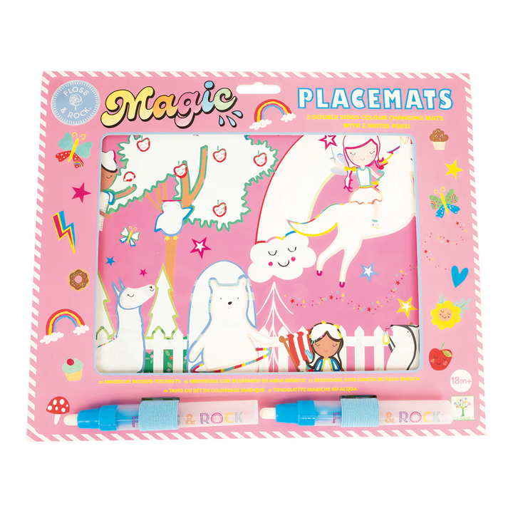 Rainbow Fairy Water Placemats