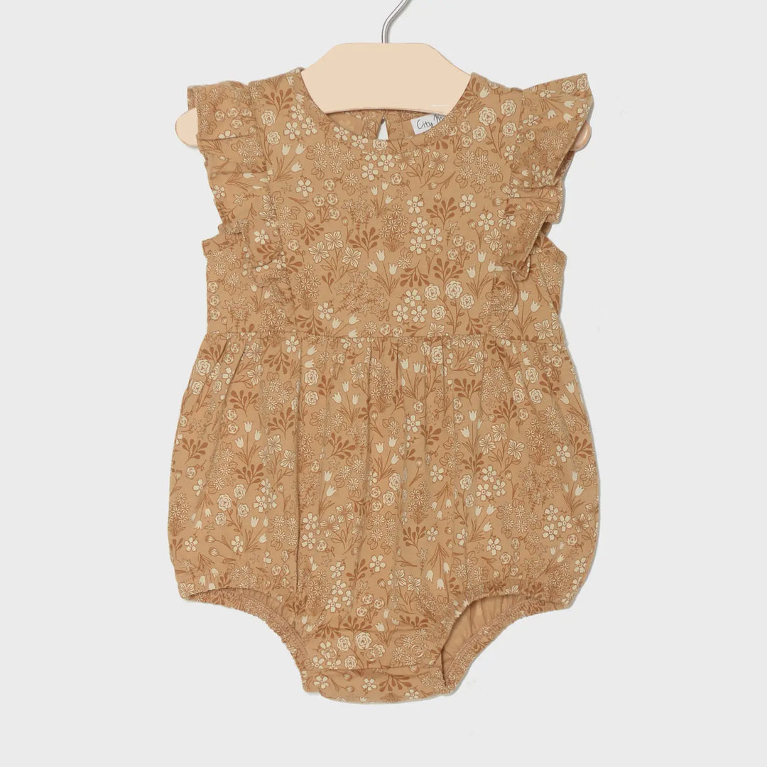 Golden Garden Flutter Romper