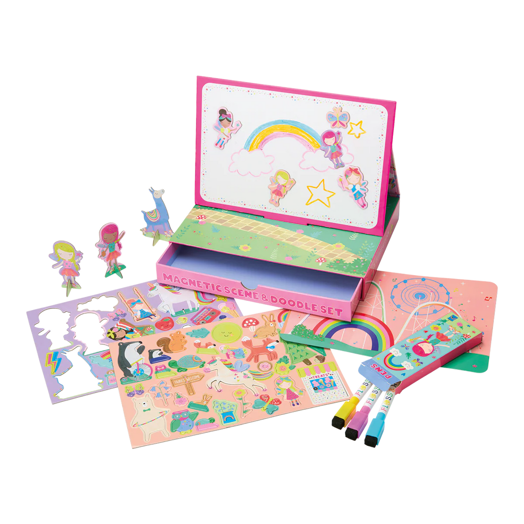 Rainbow Fairy Magnet Scene &amp; Doodle