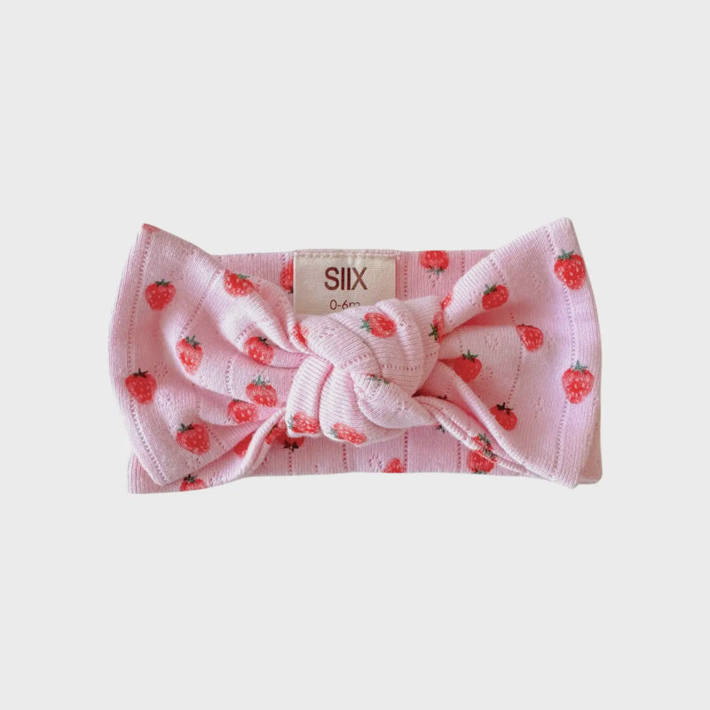 Pink Strawberry Bow