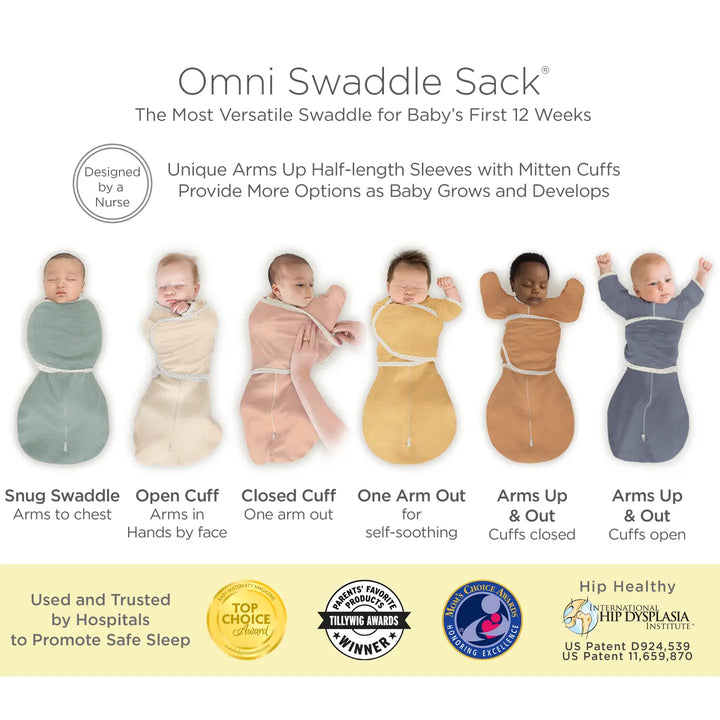Watercolor Floral Omni Swaddle Sack