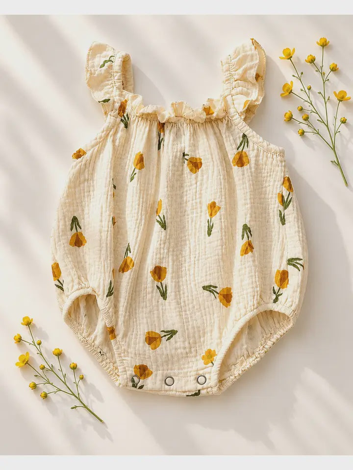 Buttercup Bloom Bubble Romper