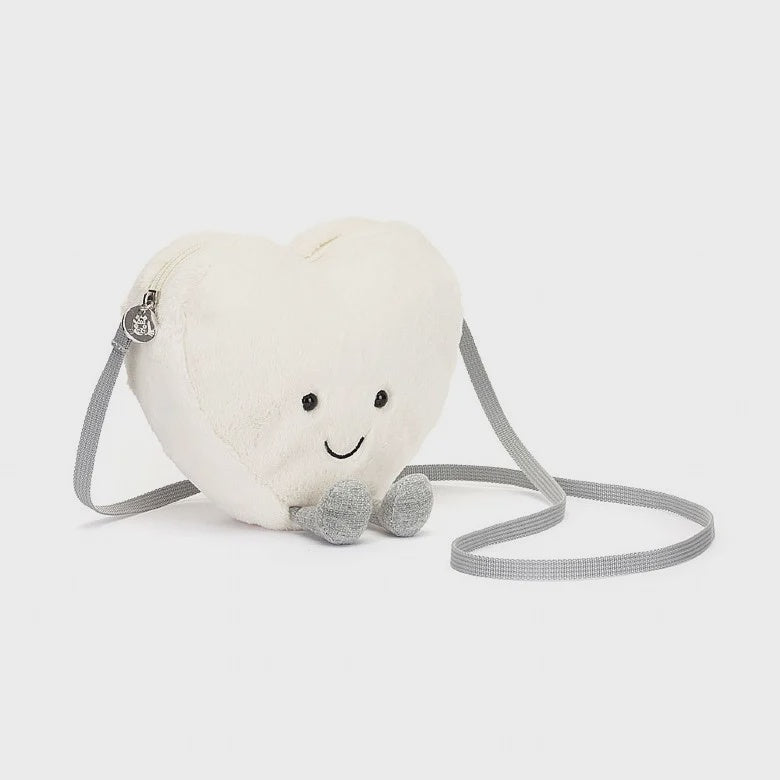 Amuseable Cream Heart Bag
