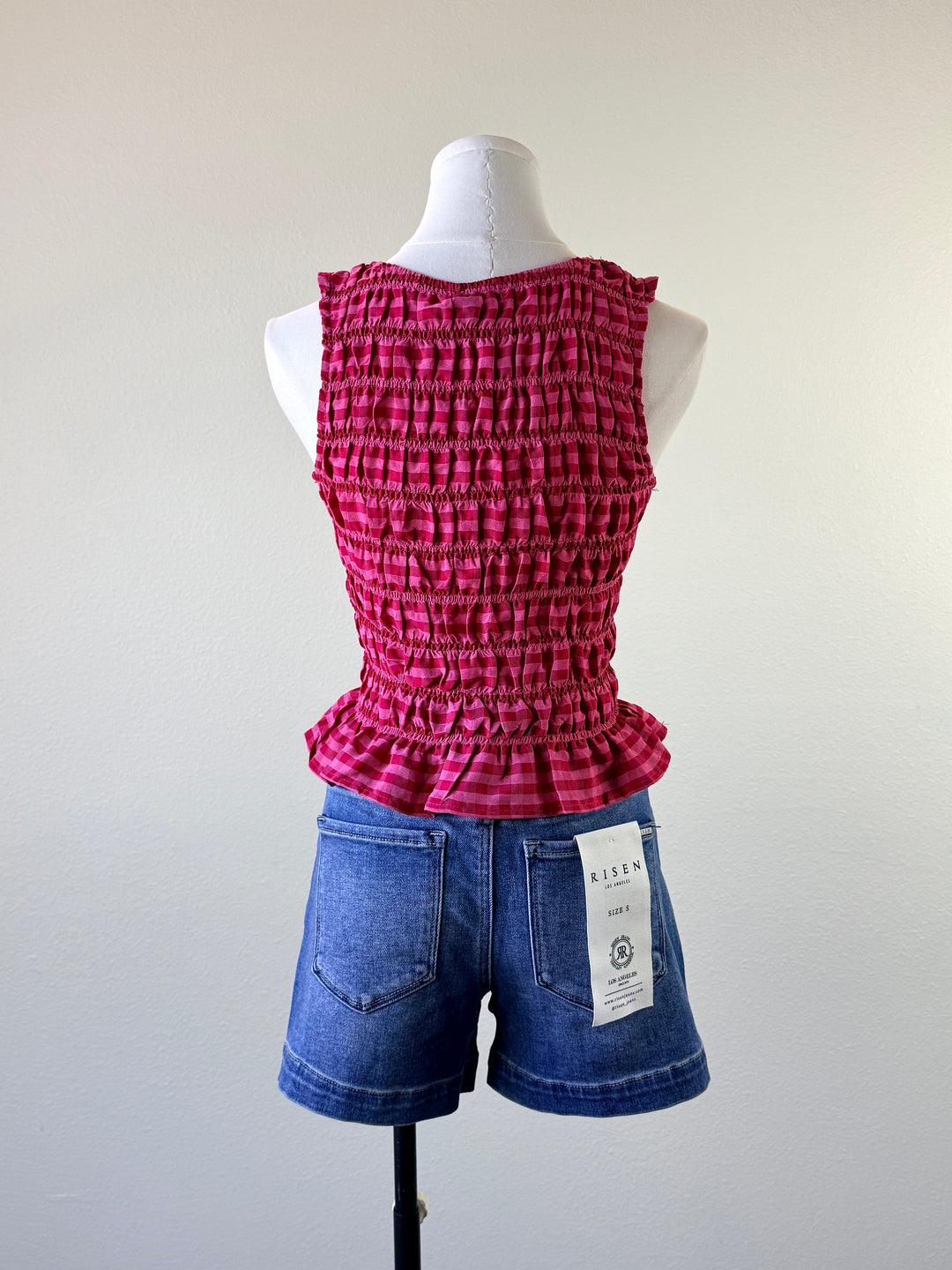 Abigail Gingham Top