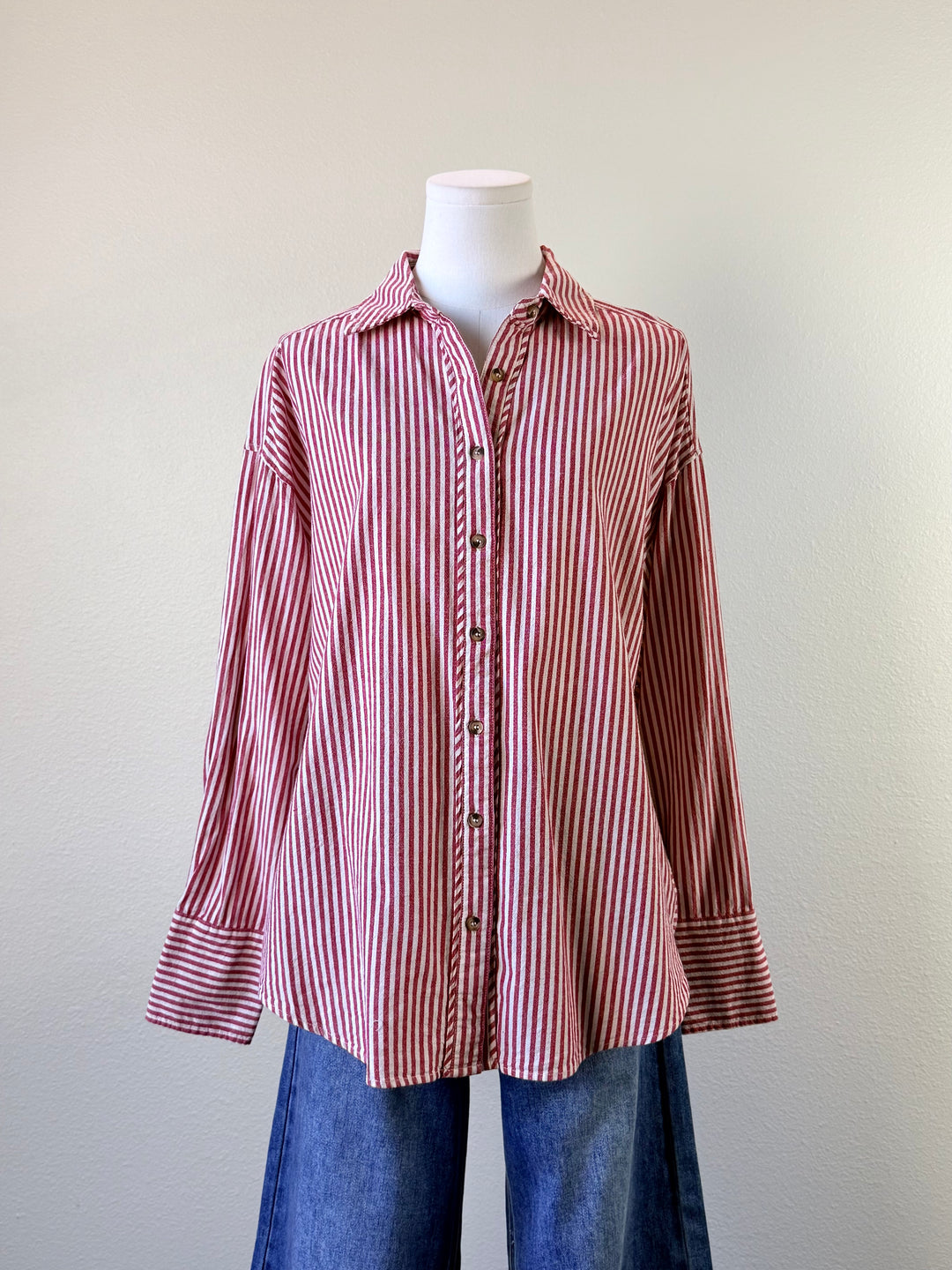 April Button Up