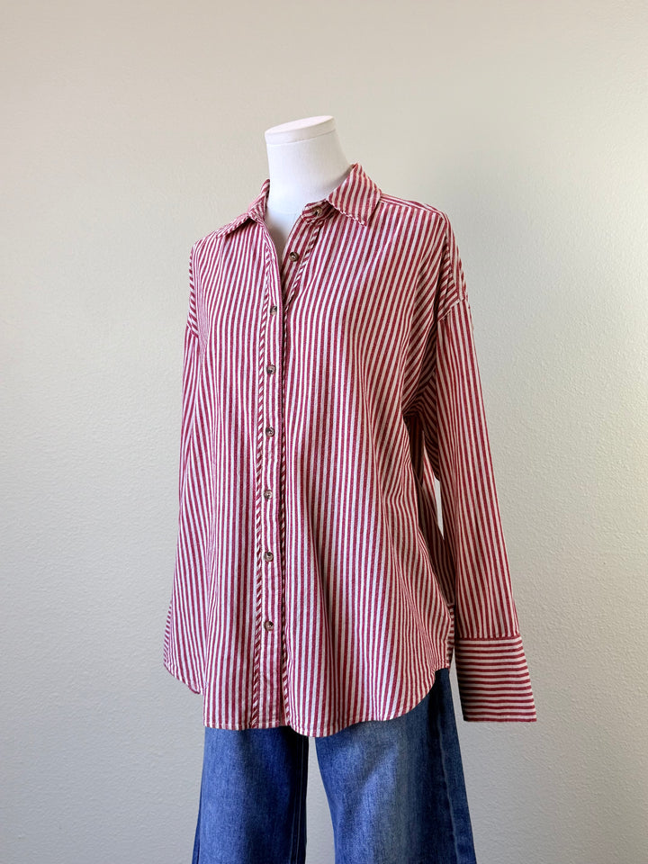 April Button Up