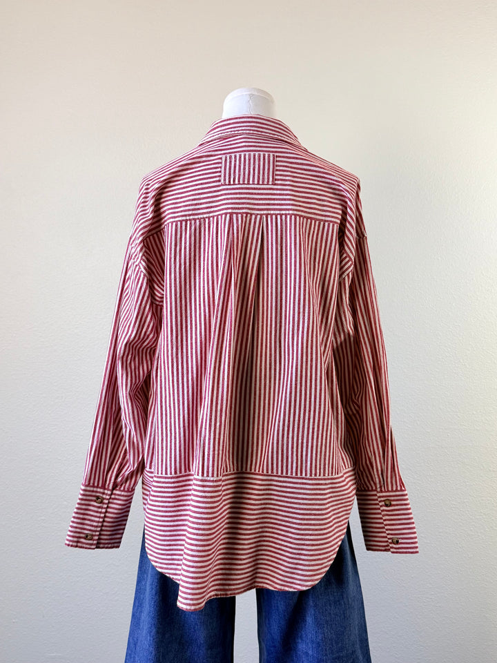 April Button Up