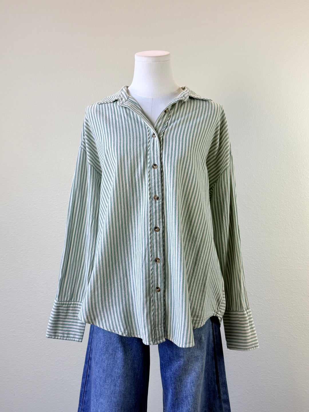 April Button Up