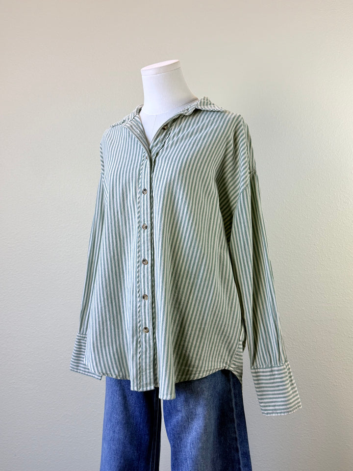April Button Up