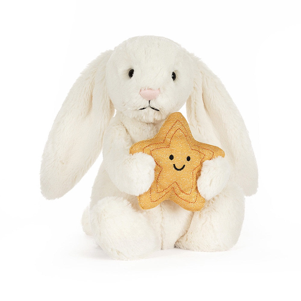 Cream Bunny w Star