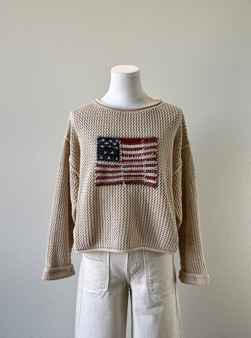 Crochet Flag Sweater