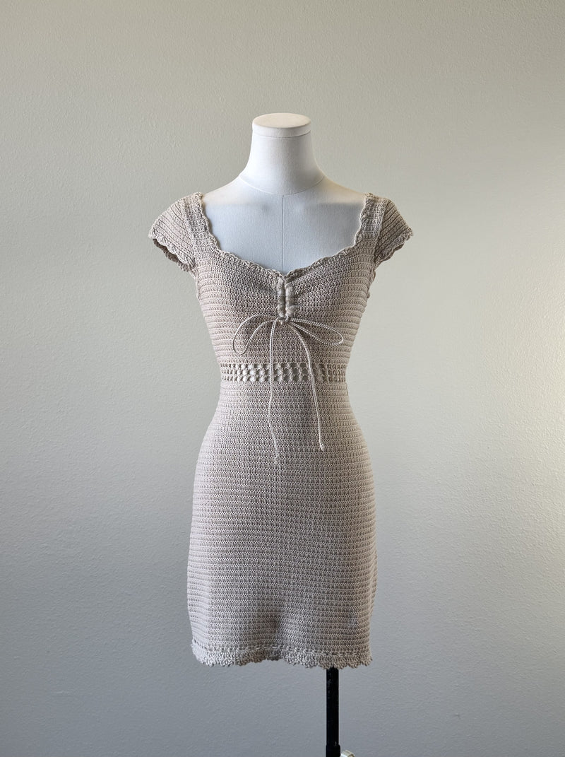 Crochet Sweater Dress