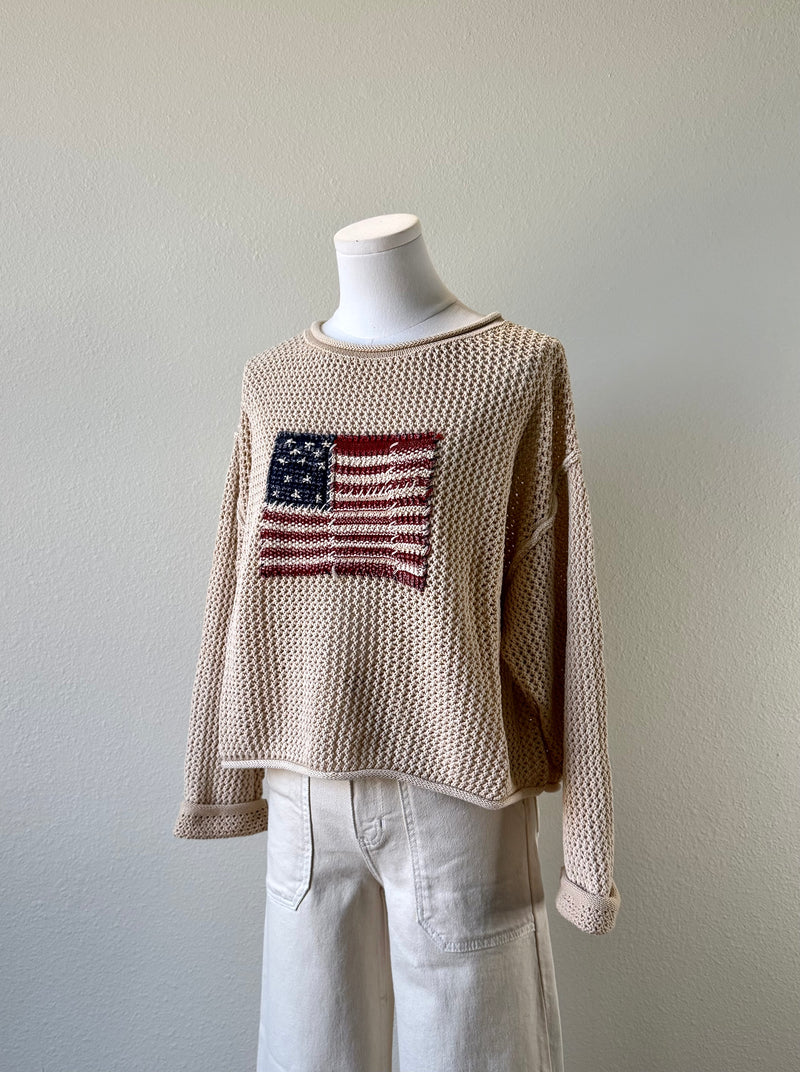 Crochet Flag Sweater