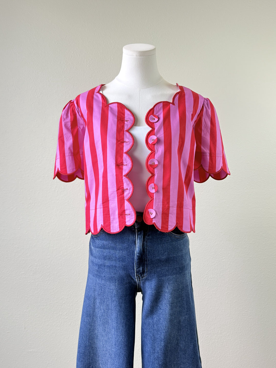 Elisia Stripe Button Down
