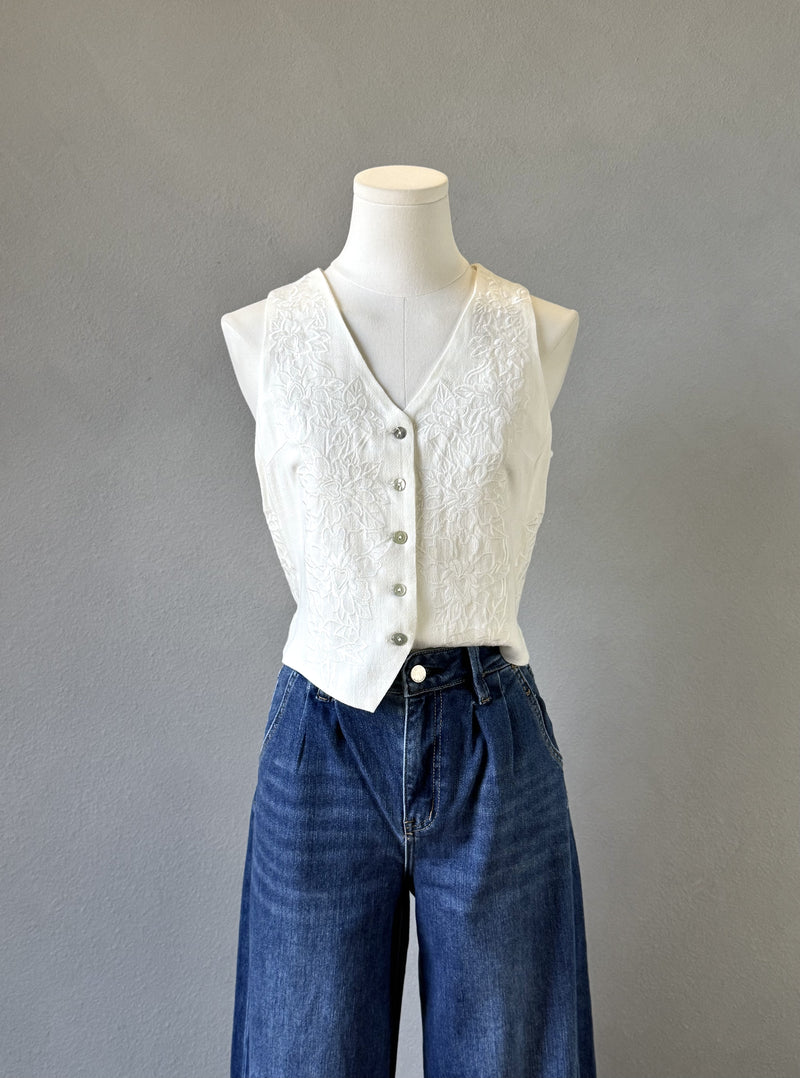 Embroidered Vest