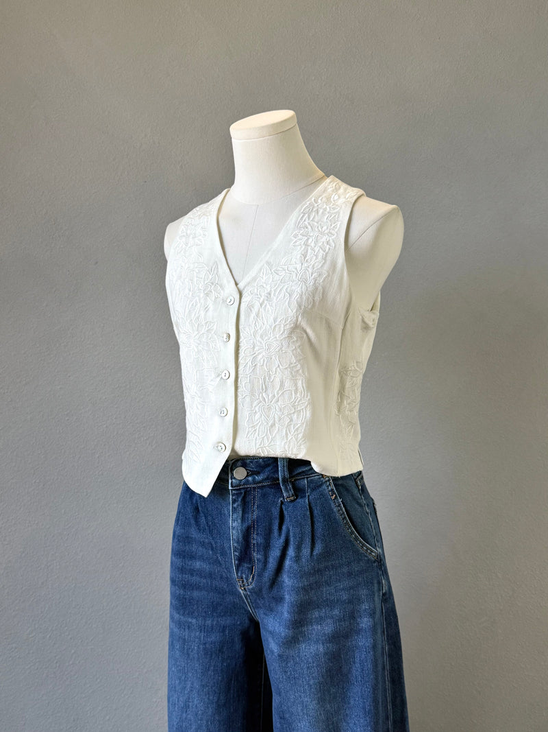 Embroidered Vest