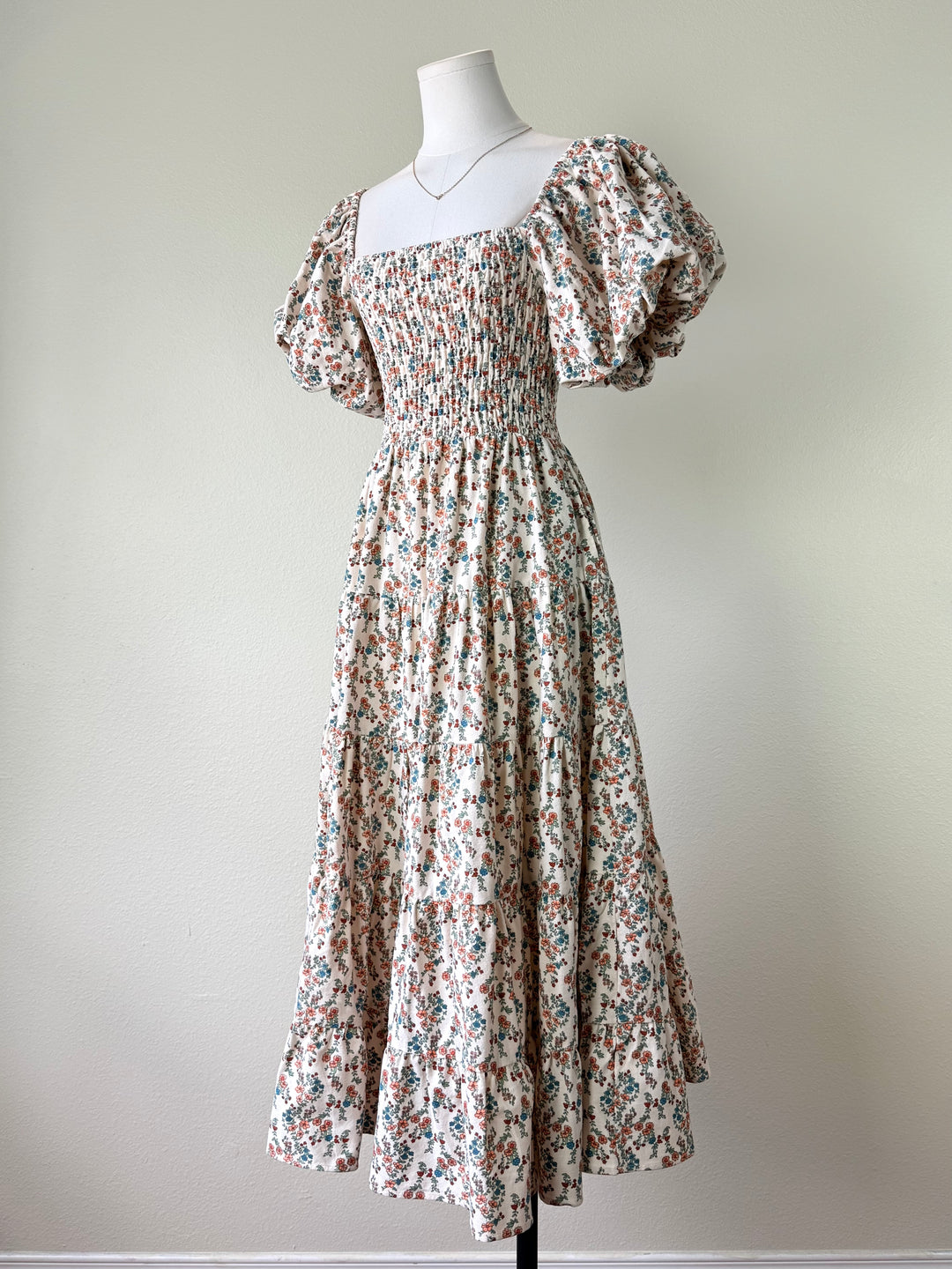 Fall Floral Dress