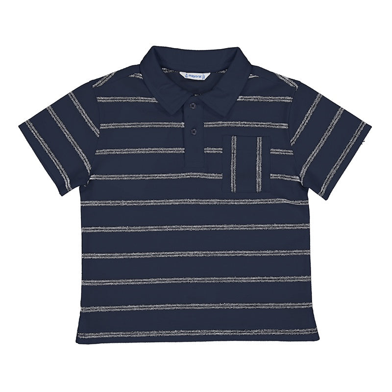 Navy Stripes Polo