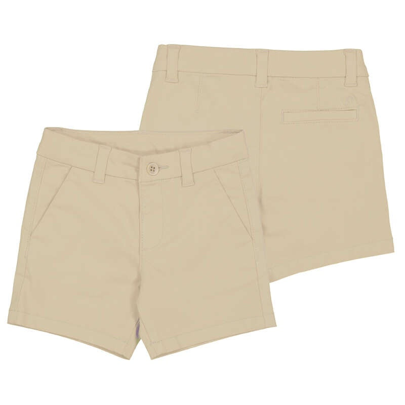 Khaki Twill Boys Shorts
