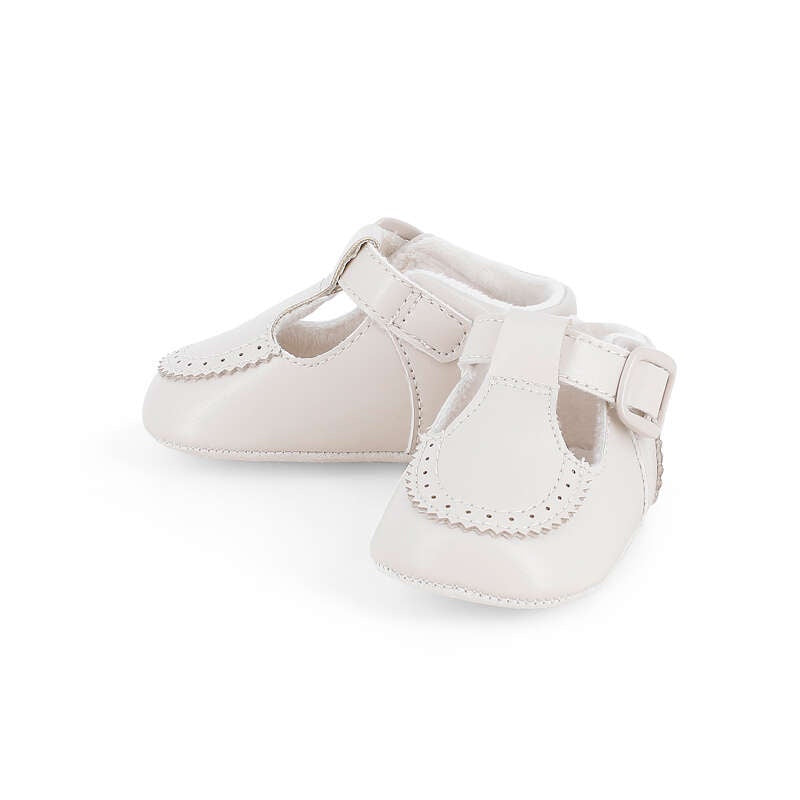 White Baby Shoes