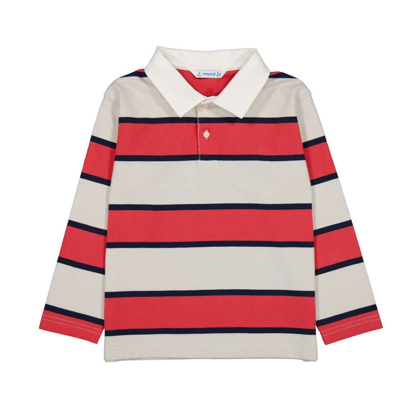 Red Stripe Polo