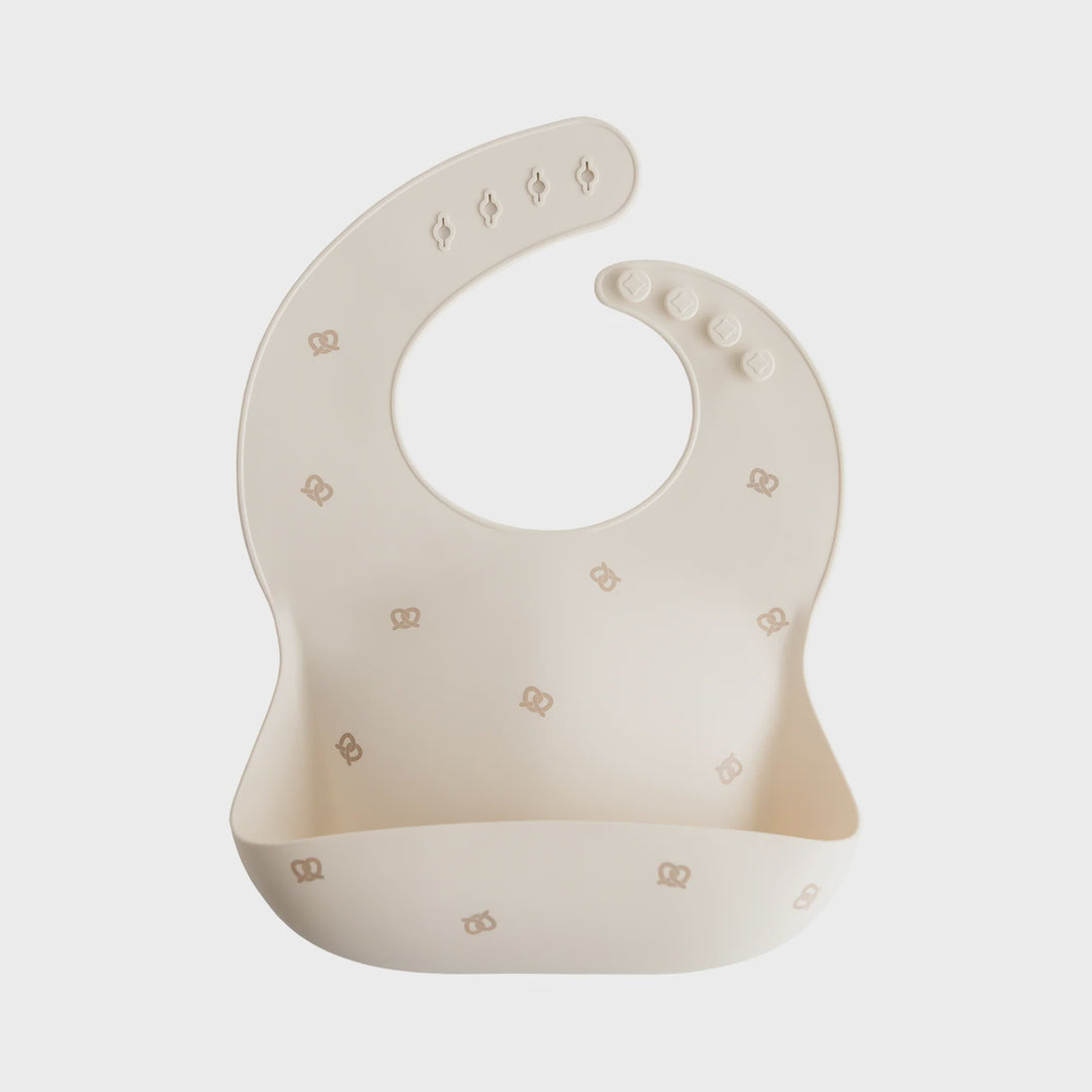 Pretzel Silicone Bib