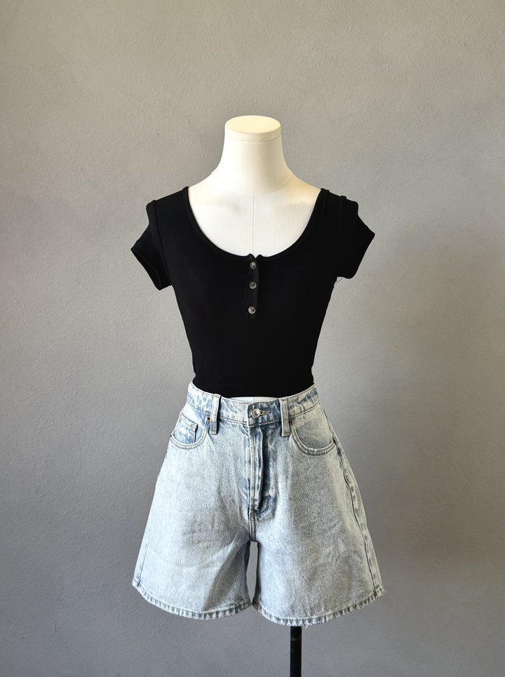 Scoop Henley Tee