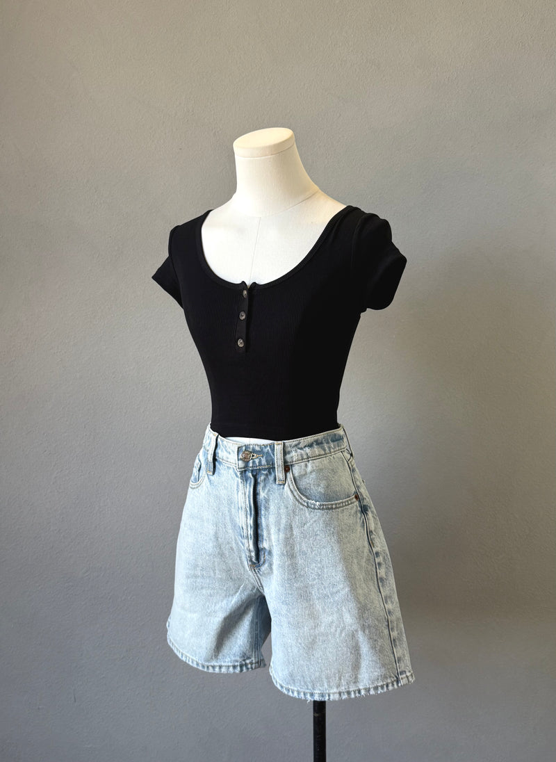 Scoop Henley Tee