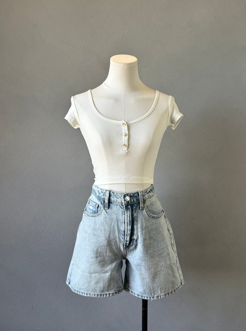 Scoop Henley Tee