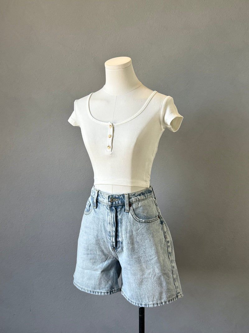 Scoop Henley Tee