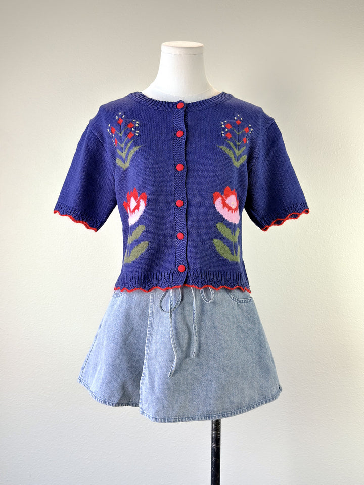 Spring Flowers Sweater