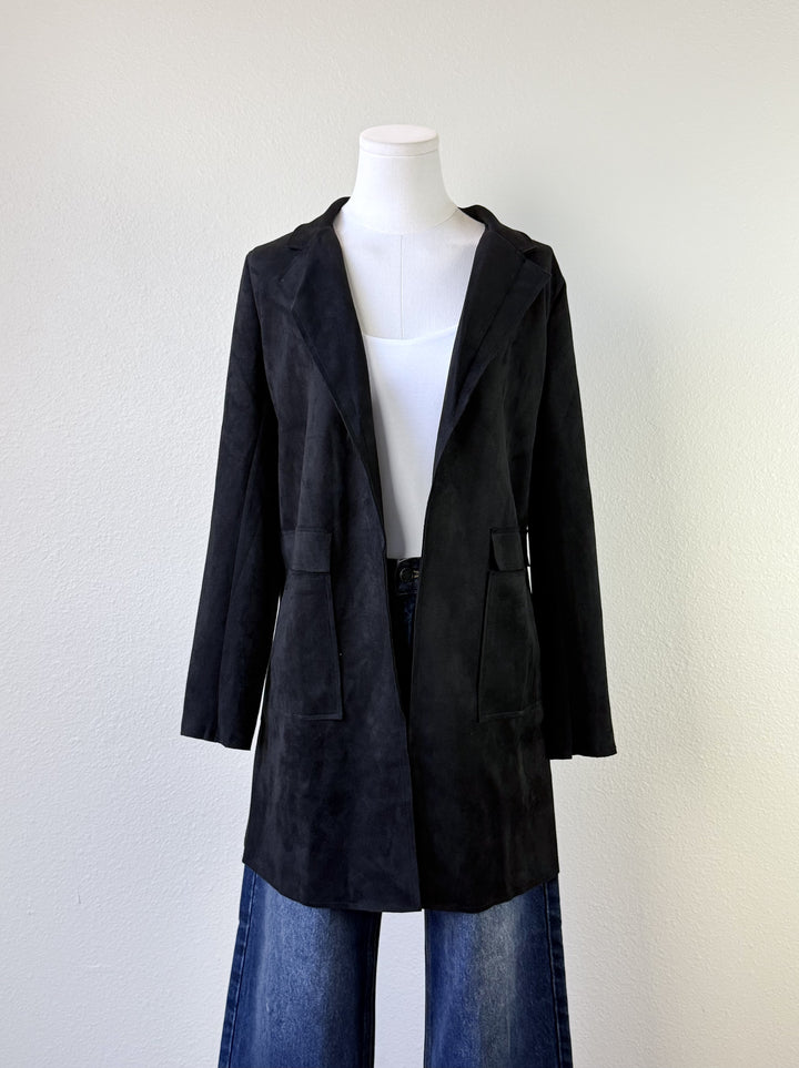 Suede Mid Length Jacket