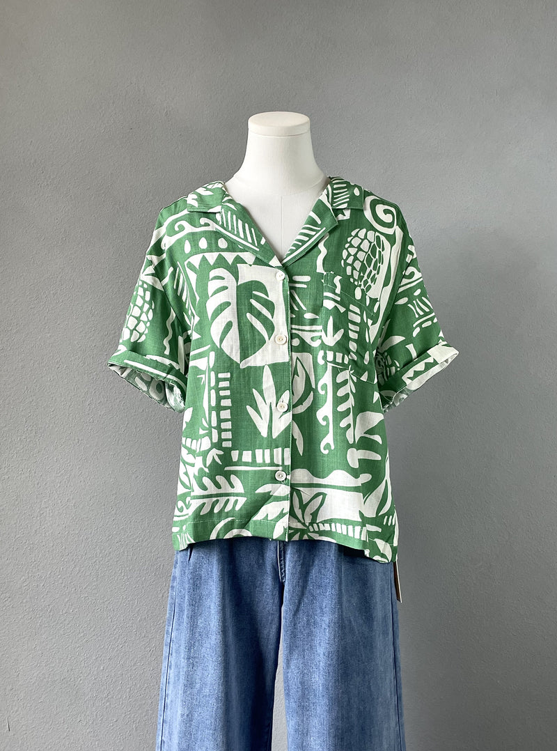 Tropical Button Up