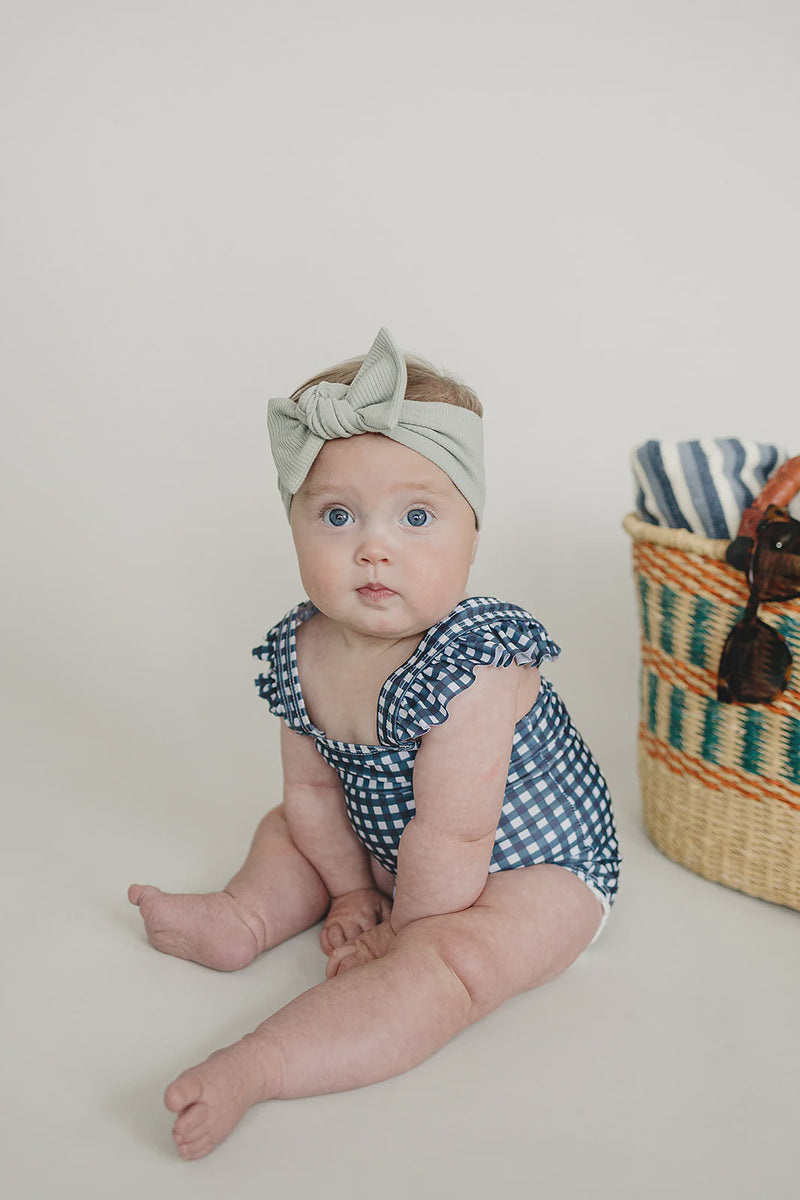 Gingham Flutter Swim