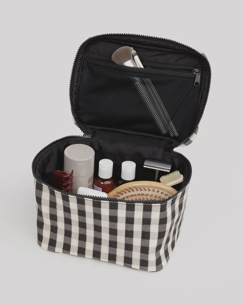 Gingham Lg Cosmetic Case