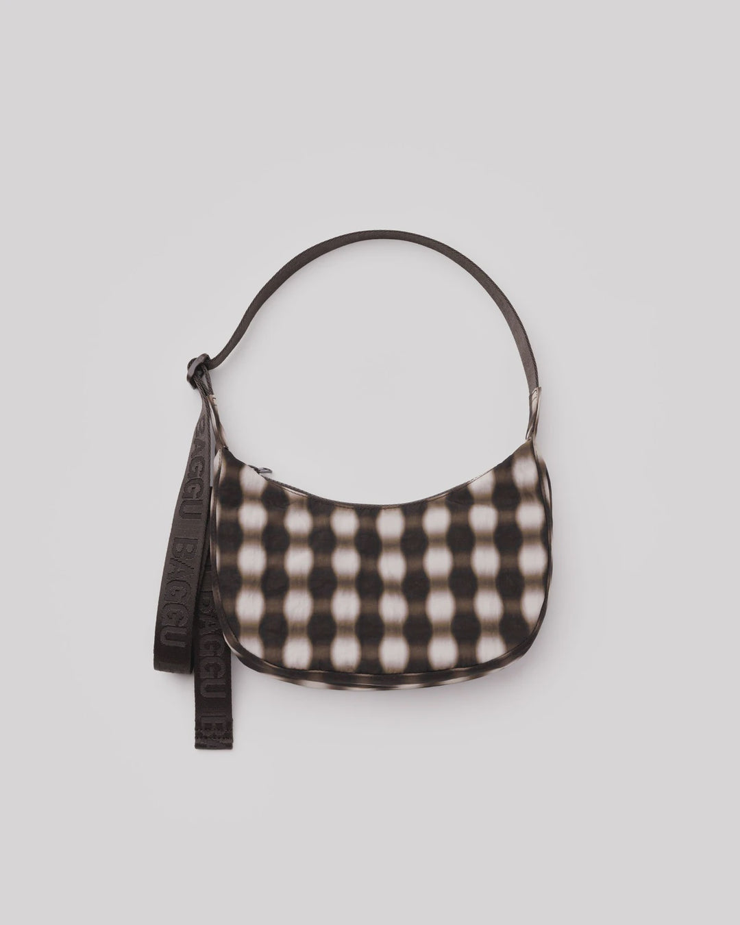 Blurred Gingham Small Crescent