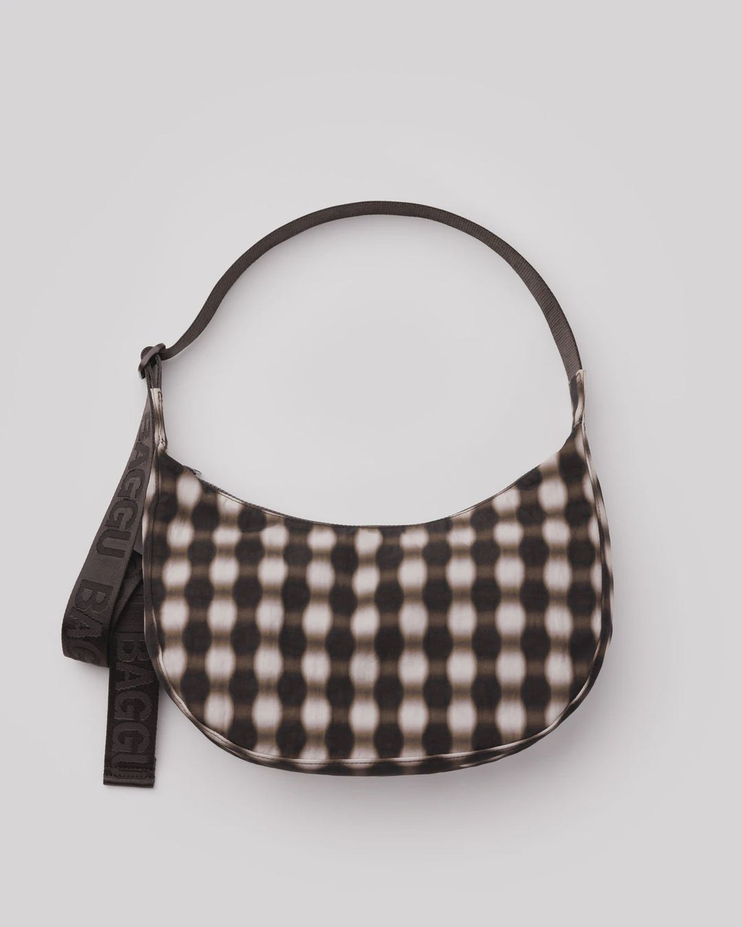 Blurred Gingham Med Crescent