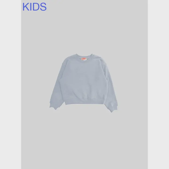 Kids Solid Crewneck