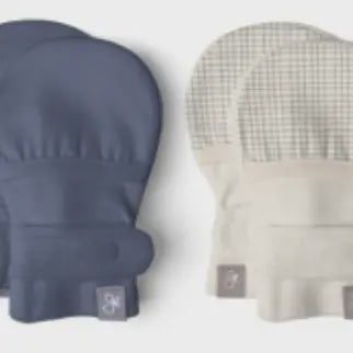 Set of 2 Mitts Gridlock and Indigo