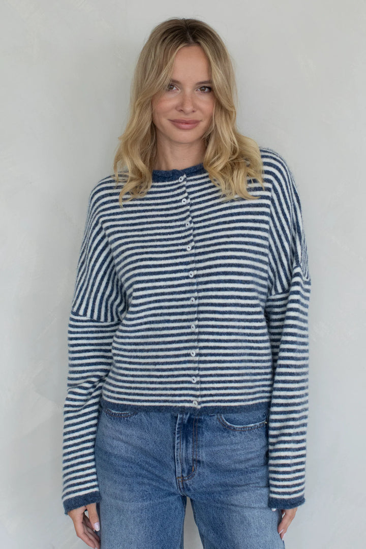 Striped Avalon Cardigan